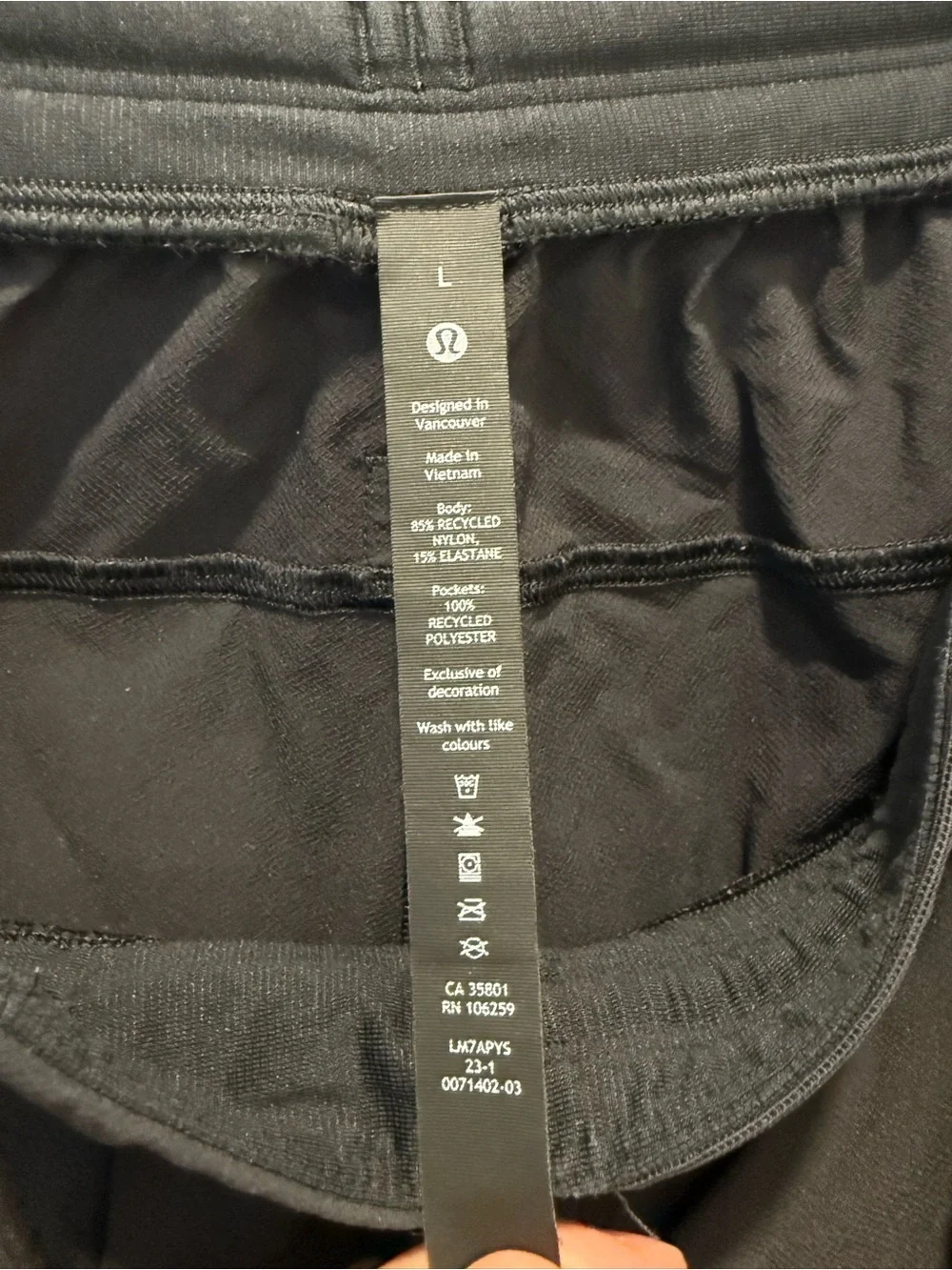 Lululemon Men's License To Train Short Linerless L98
